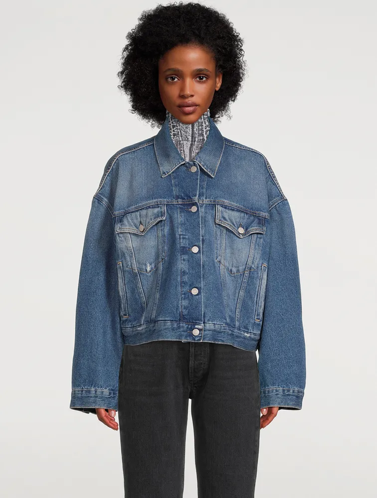 ACNE STUDIOS + Cropped Denim Jacket | Yorkdale Mall