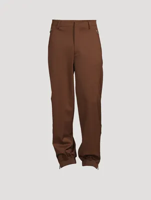 VALENTINO WIDE slacks ウールスラックス 上品なスタイル