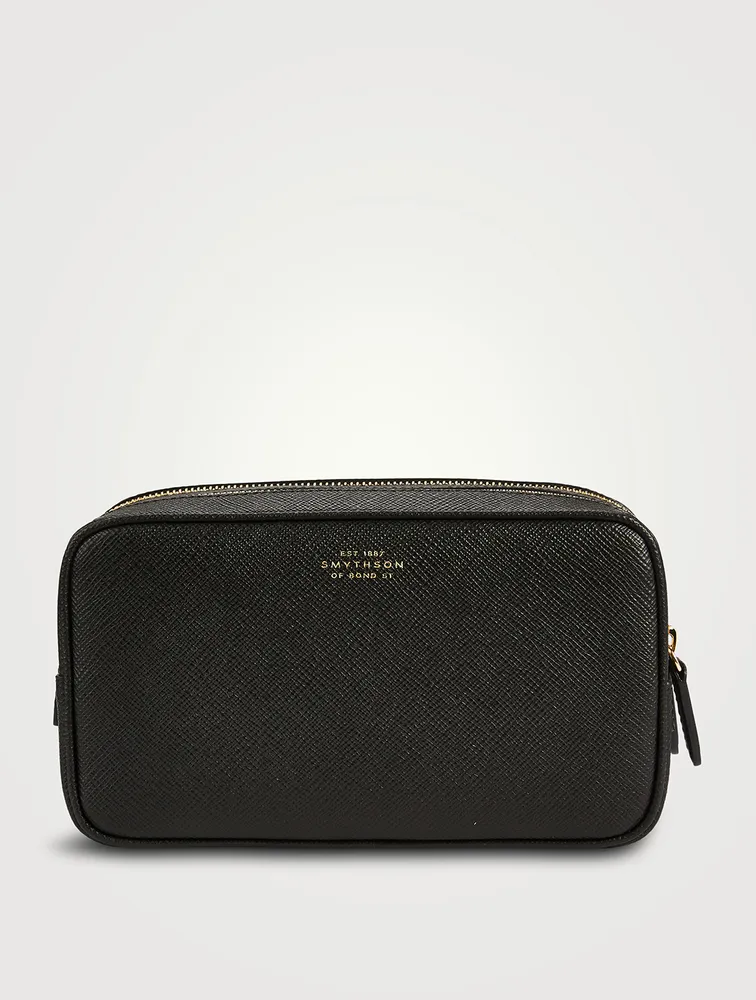 SMYTHSON Panama Double Zip Travel Wallet-