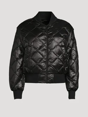 MACKAGE Ani 2-in-1 E3-Lite Down Cropped Bomber Jacket | Square One