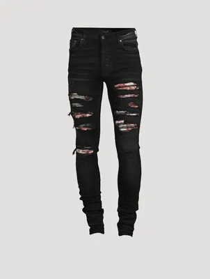 AMIRI MX1 Bandana Skinny-Fit Jeans | Square One