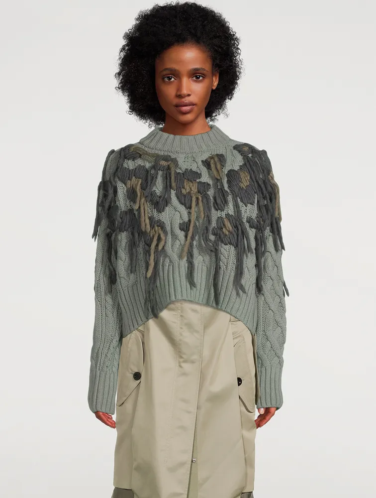 sacai Wool Knit Pullover SCW-040 | www.artistasebandas.pt