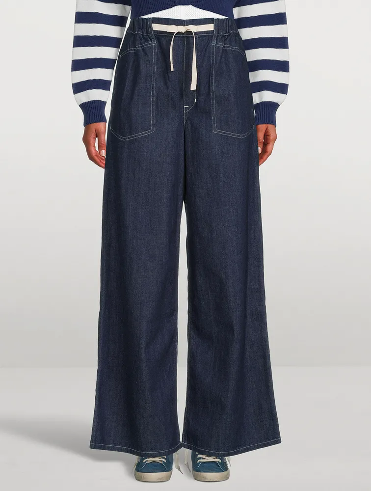 KENZO Wide-Leg Sailor Jeans | Square One