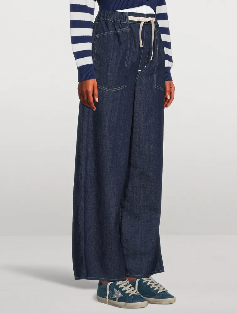KENZO Wide-Leg Sailor Jeans | Square One