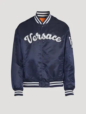 VERSACE Nylon Varsity Bomber Jacket | Square One