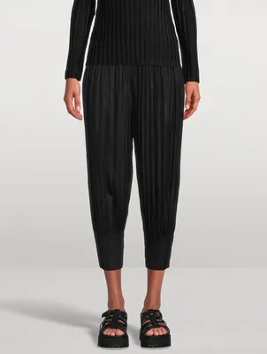 PLEATS PLEASE ISSEY MIYAKE Fluffy Basics Tapered Pants | Square One
