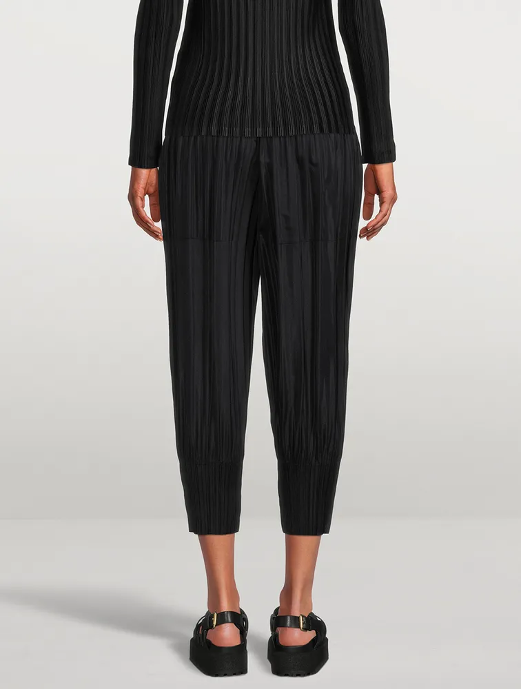 PLEATS PLEASE ISSEY MIYAKE Fluffy Basics Tapered Pants | Yorkdale Mall