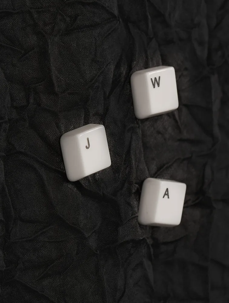 JW ANDERSON Keyboard Crinkled Midi Dress | Square One