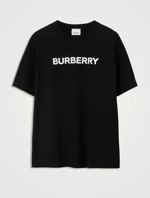 Burberry Logo Cotton T-shirt in Bright orange - Women Burberry Logo Cotton T-shirt in Bright orange - Women