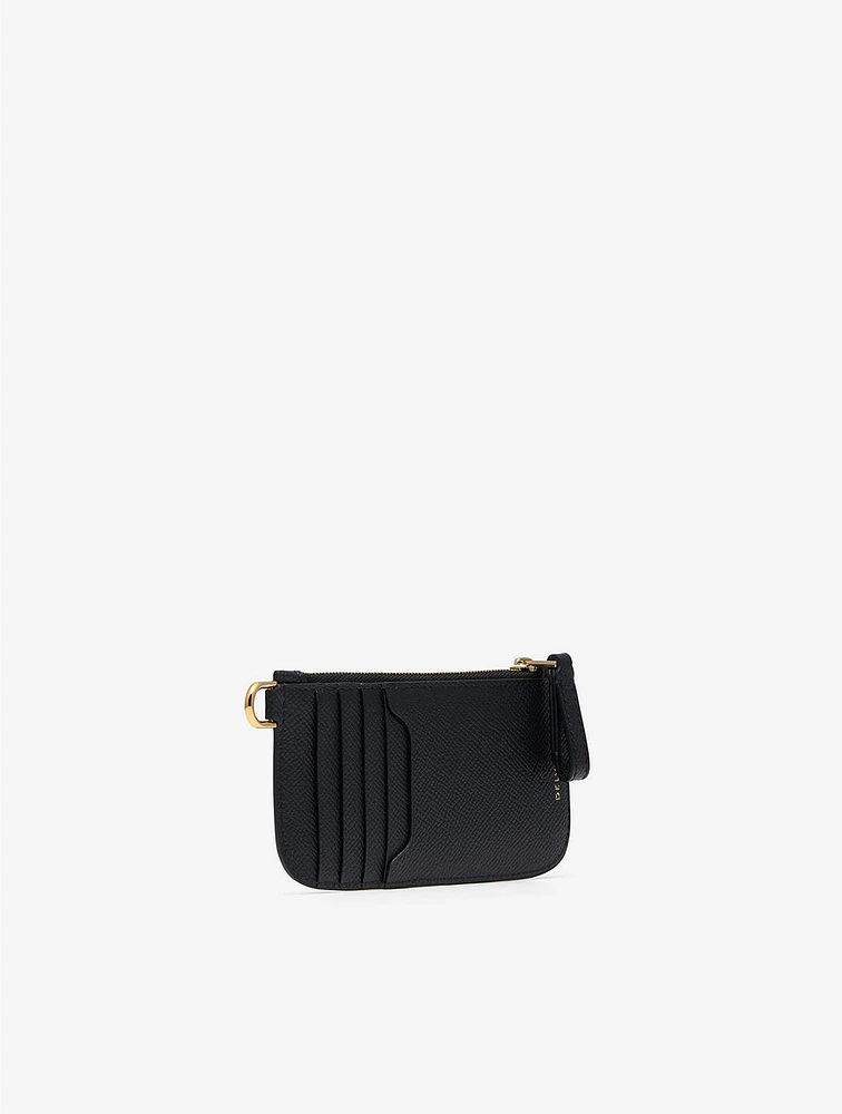 DELVAUX Vagabond Zipped Card Holder Alpina Calf | Square One
