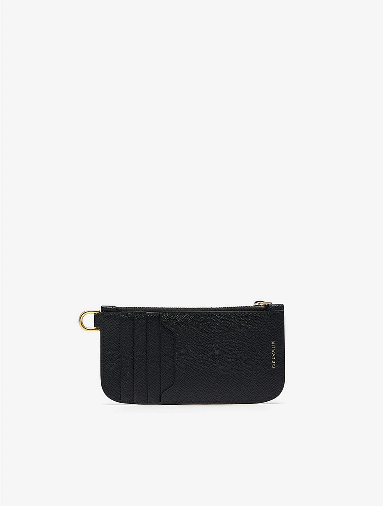 大人気【DELVAUX】Vagabond Zipped Card Holder Alpina Calf DELVAUX Vagabond Zipped Card Holder Alpina Calf | Square One