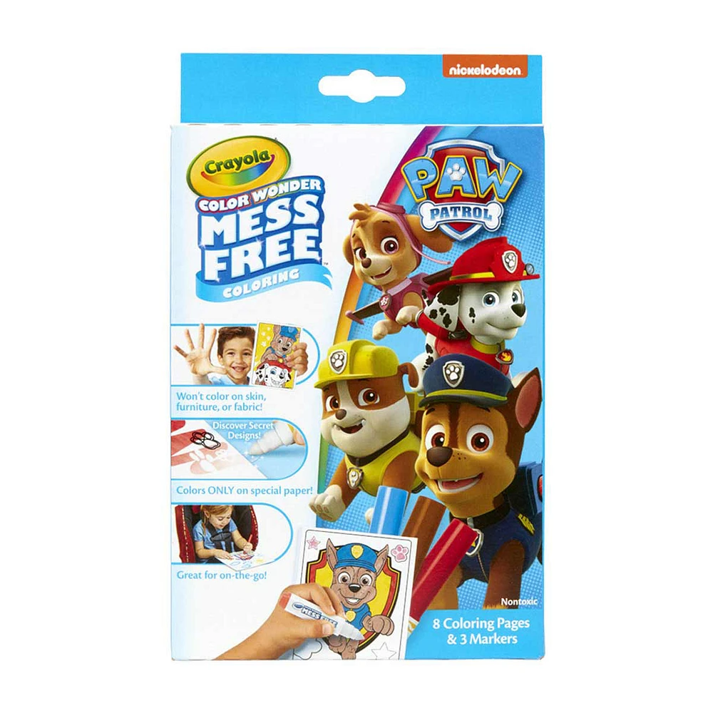 Crayola Paw Patrol Color Wonder Mess Free Coloring Set | Hamilton Place