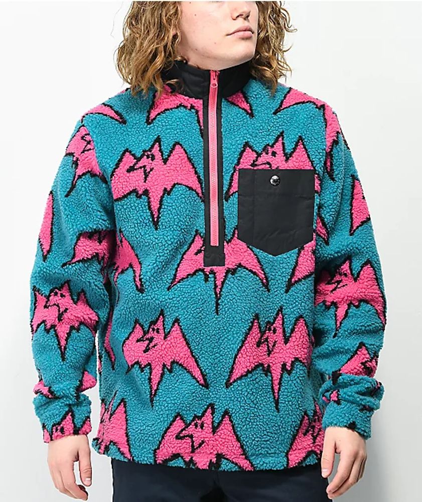Airblaster Sherpa Blue & Pink Half Zip Sweatshirt Mall of America®