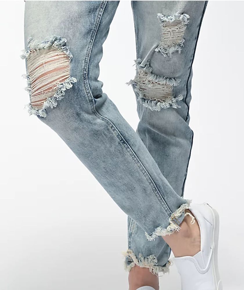 Almost famous best sale ripped jeans