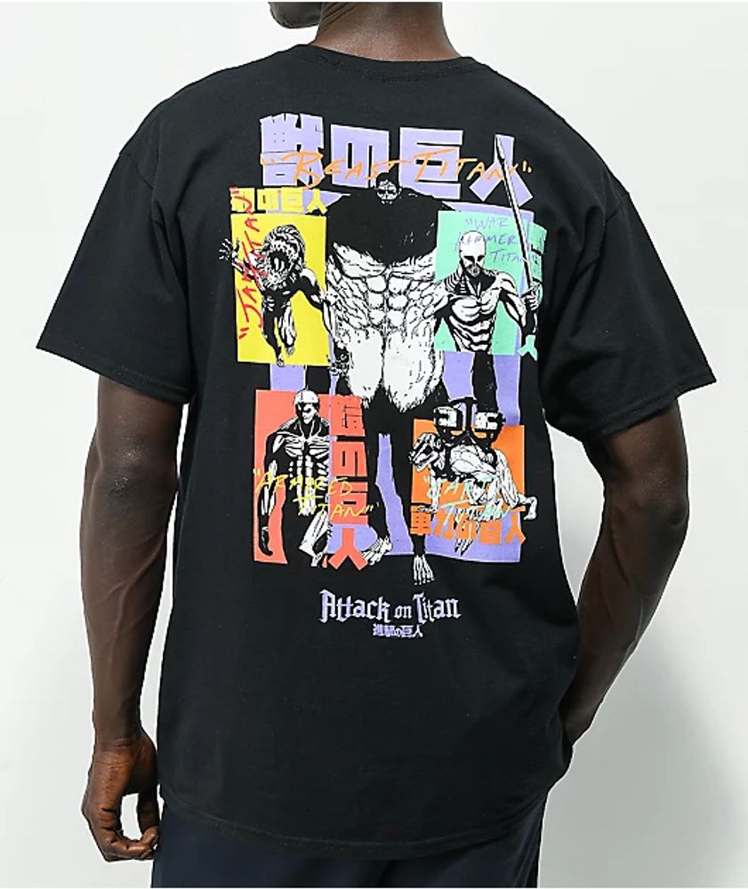 Tee shirt hotsell attack on titan