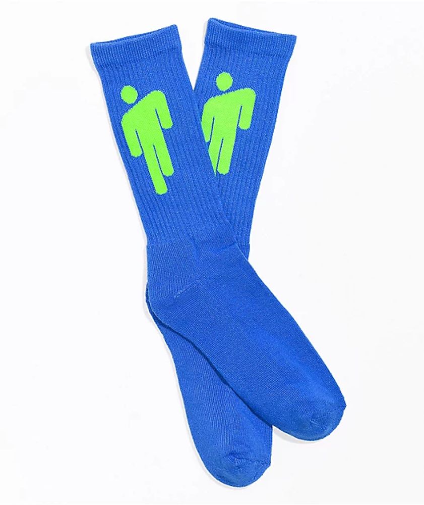 Billie Eilish Blue Blohsh Terry Socks Poster Billie Eilish