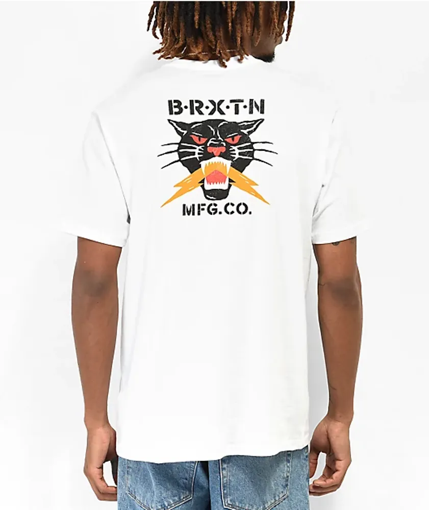 Brixton Sparks White T-Shirt | Halifax Shopping Centre