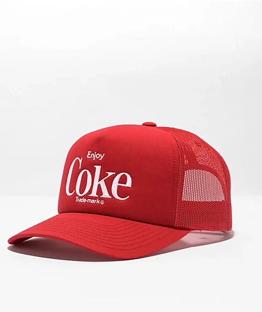 Brixton x Coca-Cola MP Red Trucker Hat | Coquitlam Centre