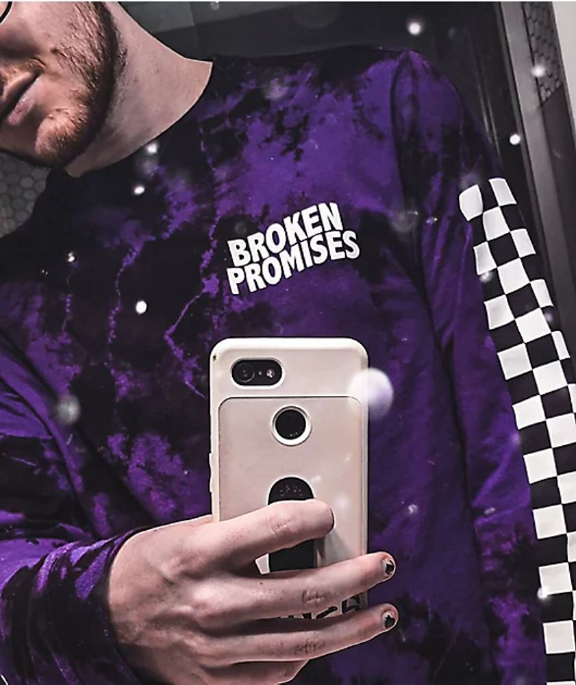 Broken promises sale purple shirt