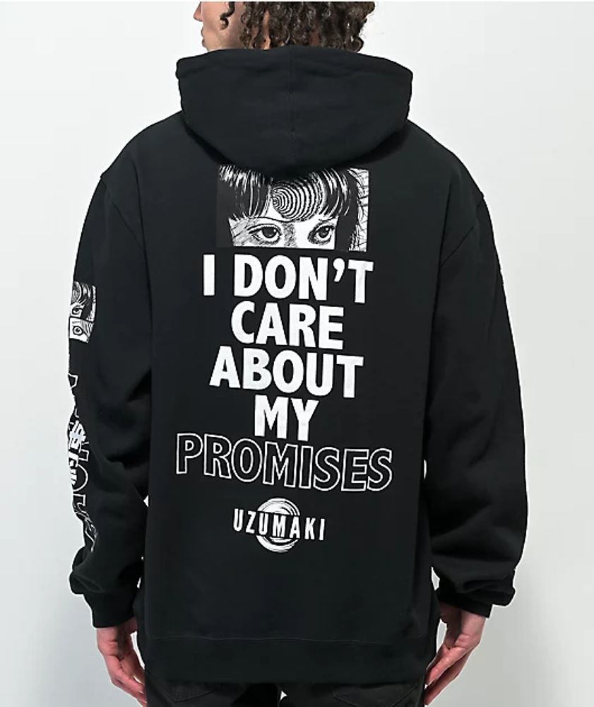 Broken Promises x Junji Ito I Don't Care Black Hoodie | Mall of America®