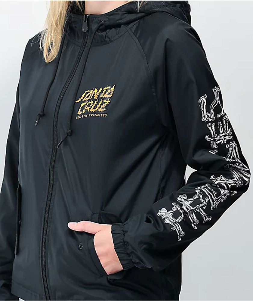 Santa cruz black clearance windbreaker