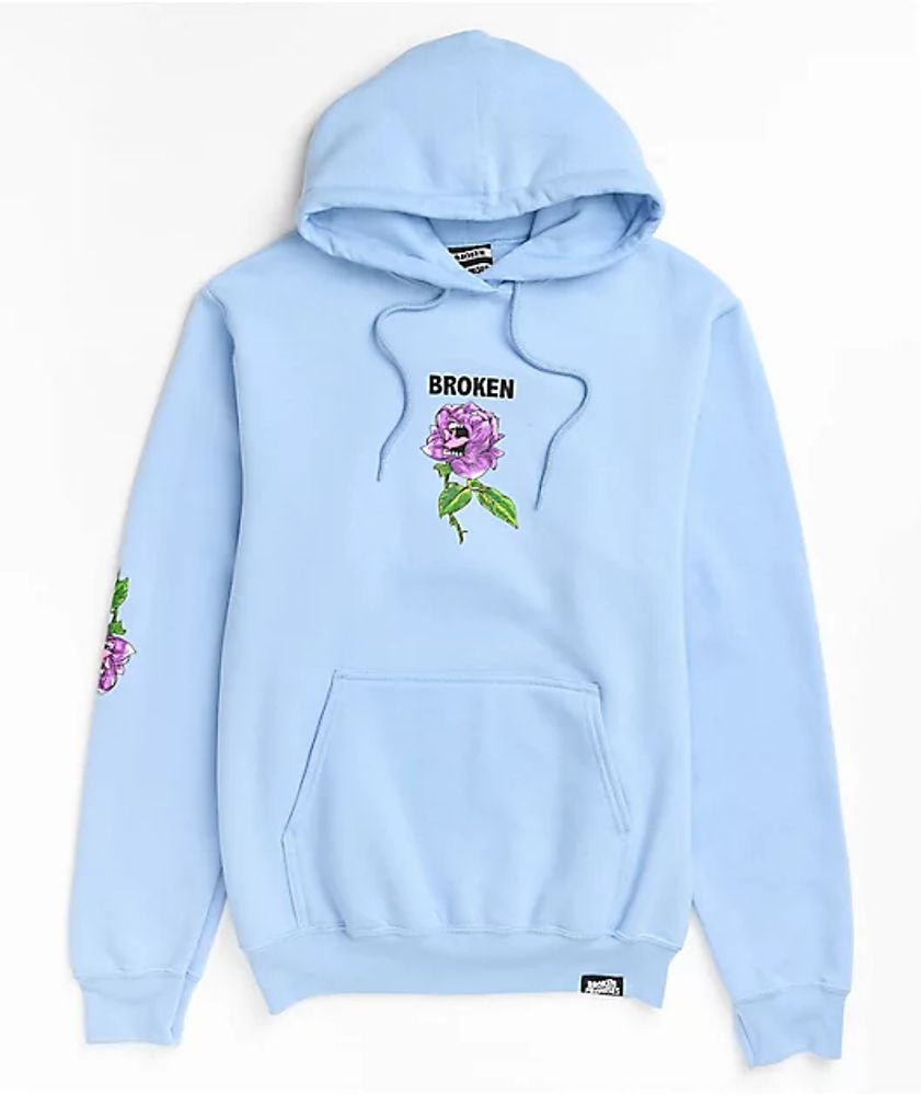Light blue santa 2025 cruz sweatshirt