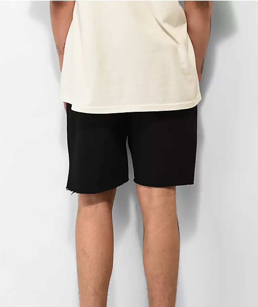 Champion Reverse Weave Black Cutoff Sweat Shorts | Coquitlam Centre