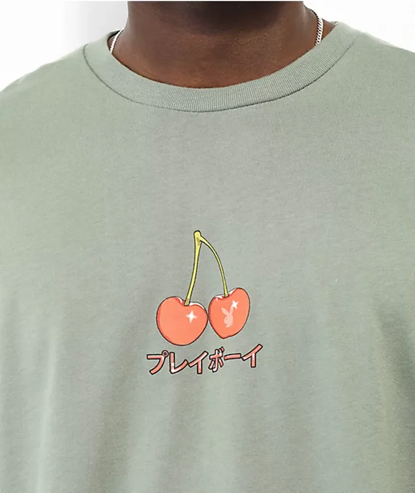 Green playboy shirt on sale