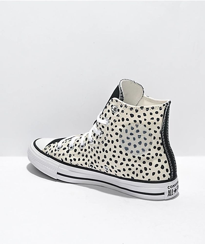 Converse Chuck Taylor All Star Creamy Leopard High Top Shoes