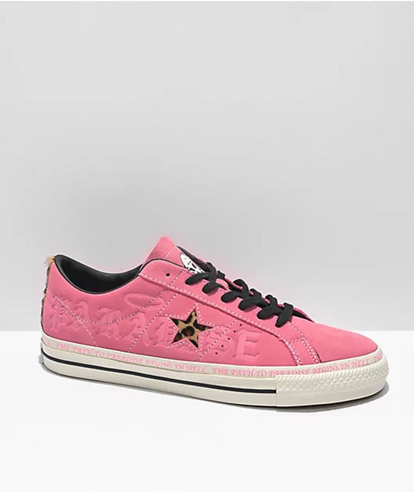 Converse One Star Pro Sean Pablo Pink Suede Skate Shoes | Mall of