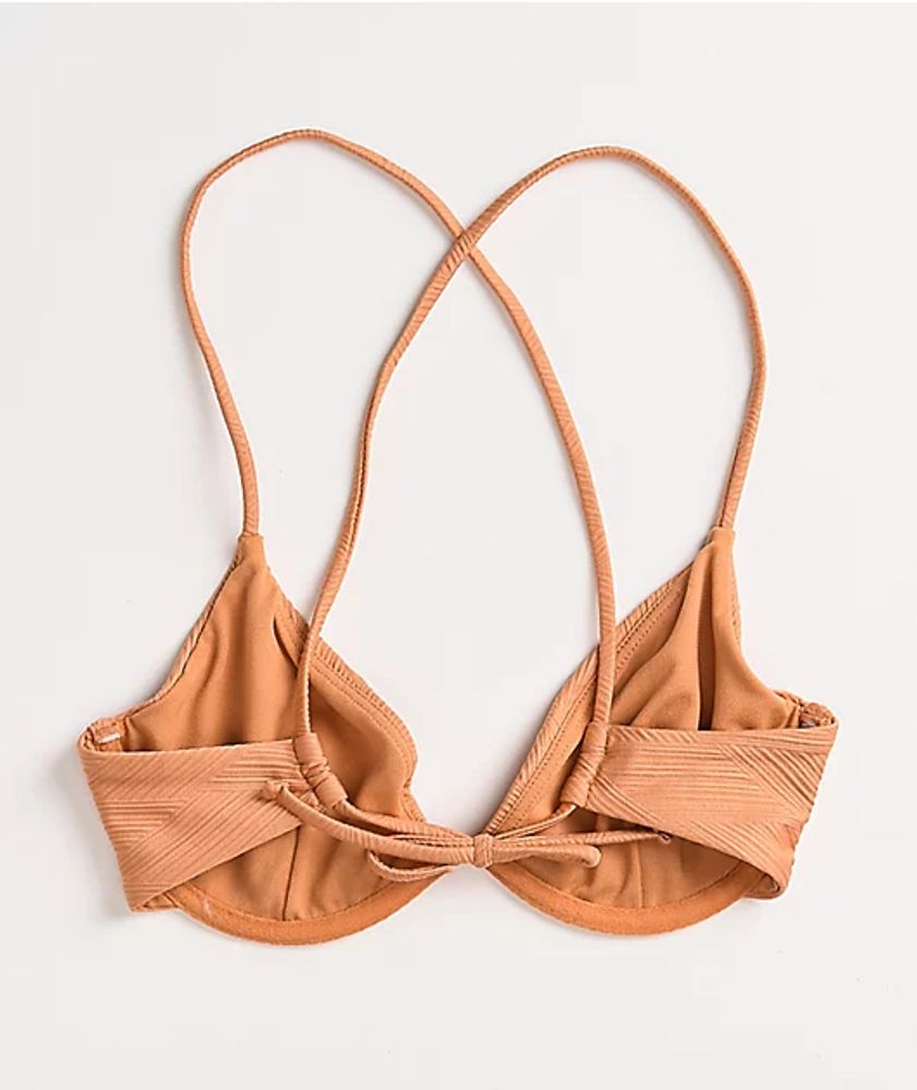 Damsel Nia Crosshatch Nude Triangle Bikini Top Coquitlam Centre