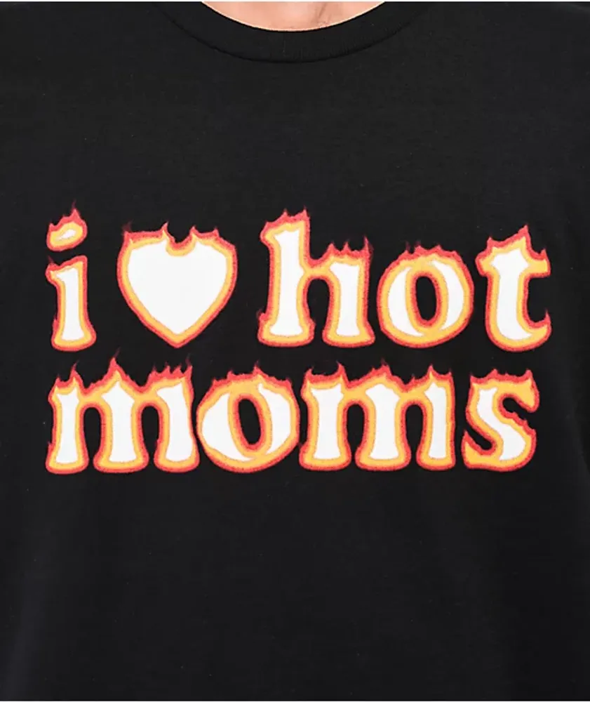 Danny Duncan I Heart Hot Moms Flame Black TShirt Bramalea City Centre