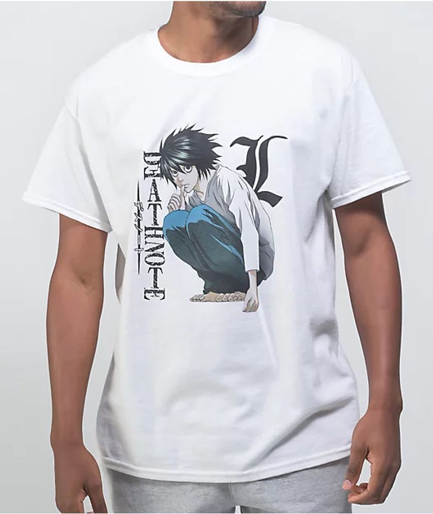 The Forecast Agency Death Note Chill Squat White T-Shirt