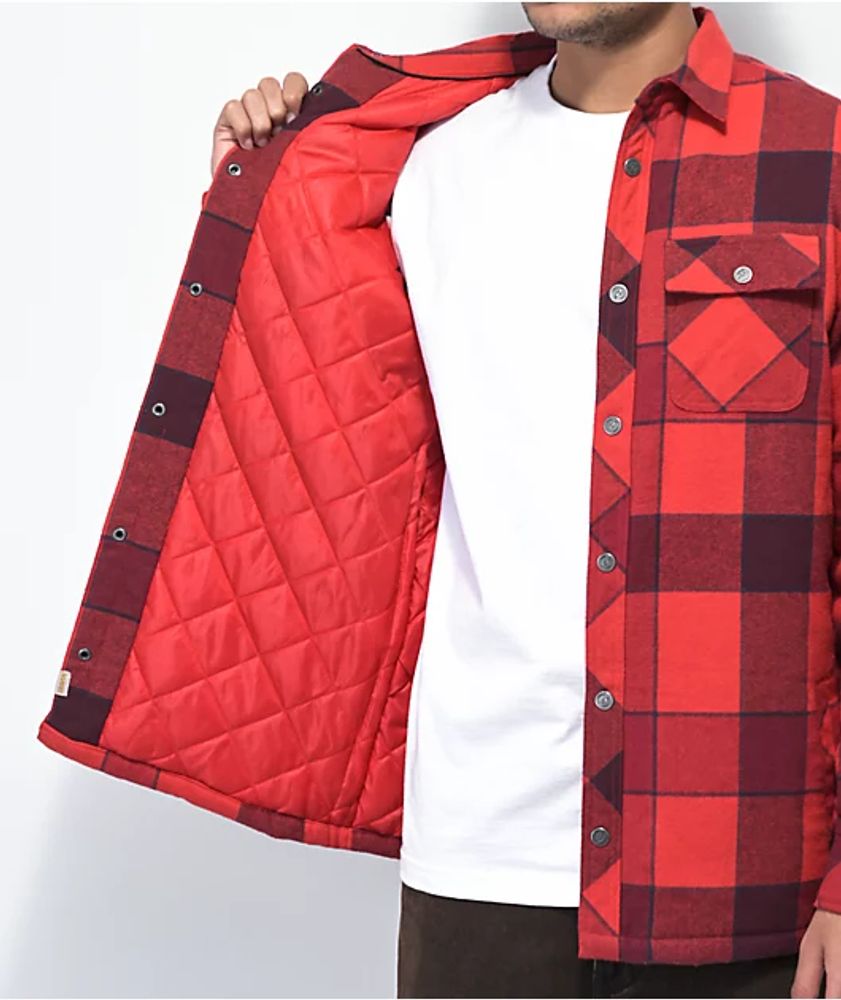 Dravus Quilt Red Plaid Flannel Jacket Mall of America®