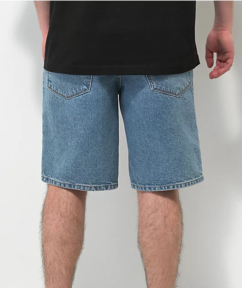 Empyre Blake Loose Fit Blue Wash Denim Skate Shorts Mall of America®
