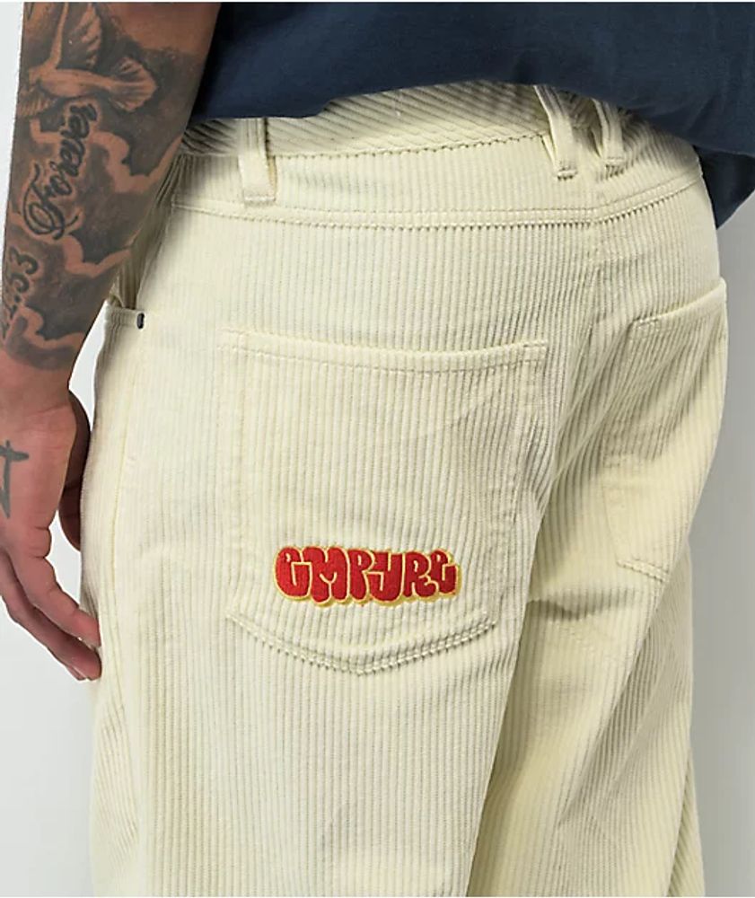 Empyre Jumbo Corduroy Cream Skate Pants | Coquitlam Centre