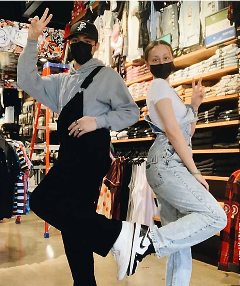 Black corduroy overalls clearance