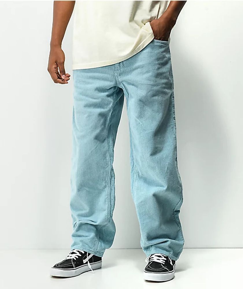 Empyre Loose Fit SK8 Corduroy Light Blue Skate Pants | Mall of America®