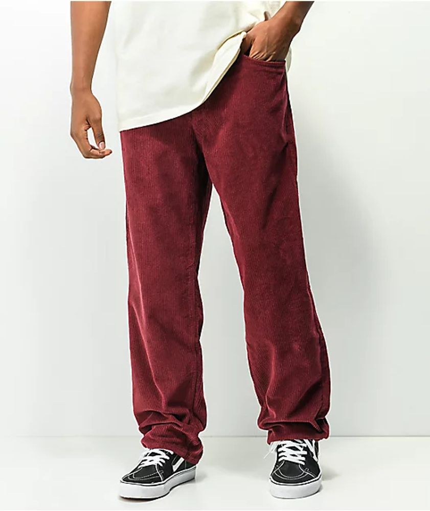 Corduroy shop burgundy pants