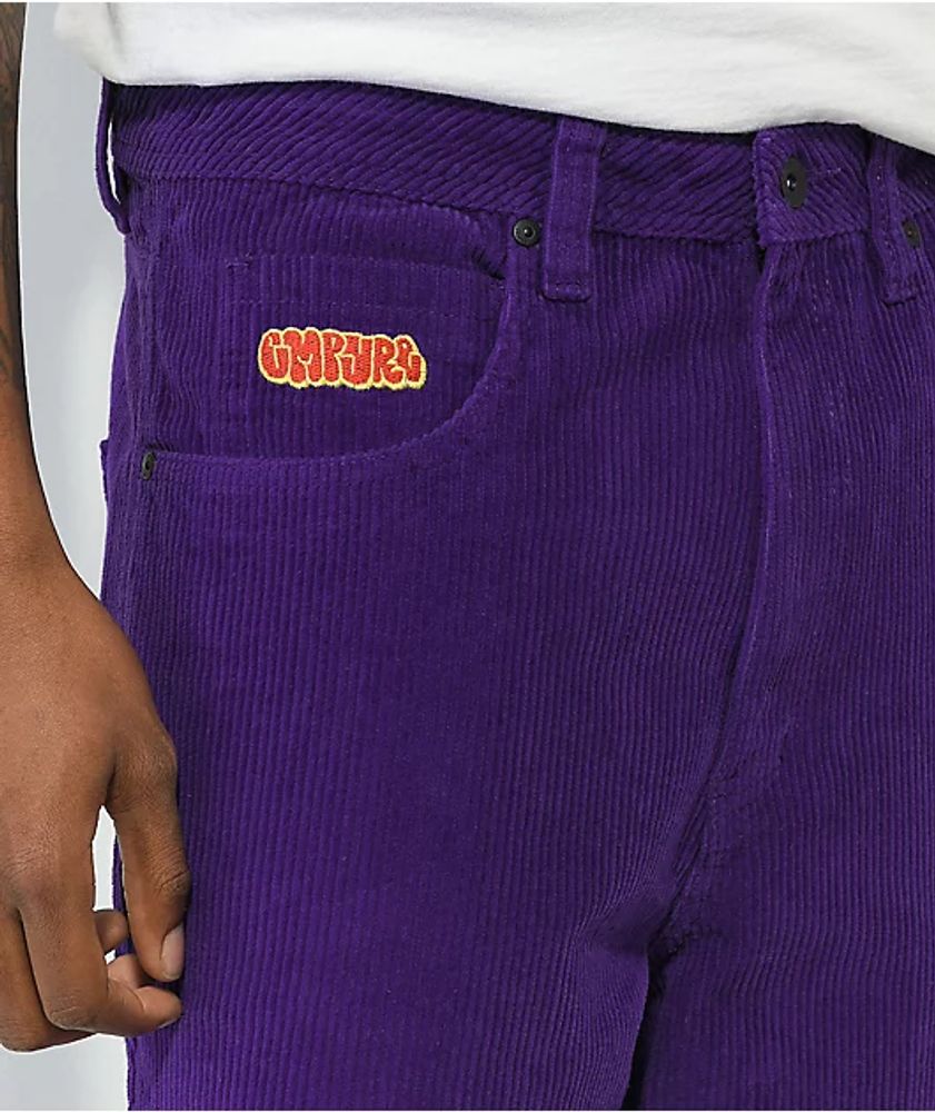 Purple clearance cord pants