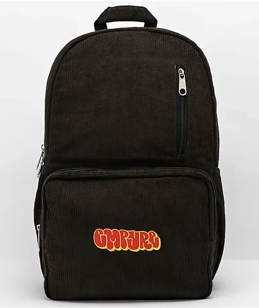 Empyre Venture Brown Corduroy Backpack | Shop Midtown