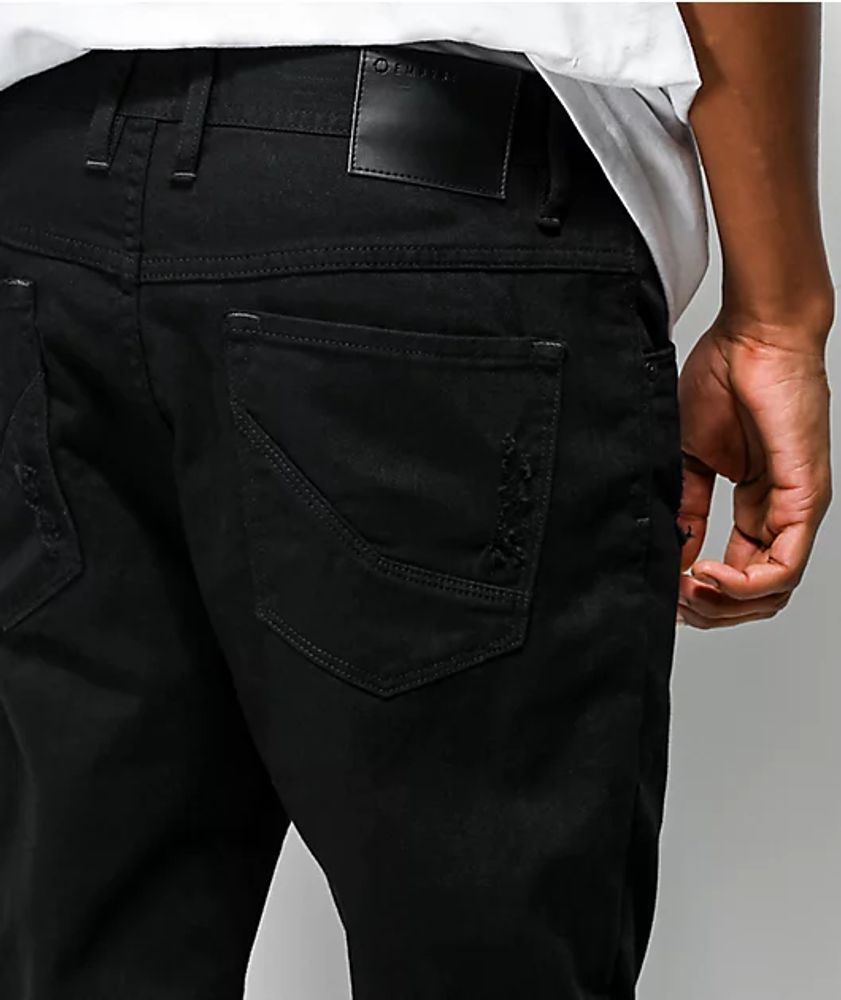 Empyre Verge Destroyed Black Tapered Skinny Jeans | Mall of America®