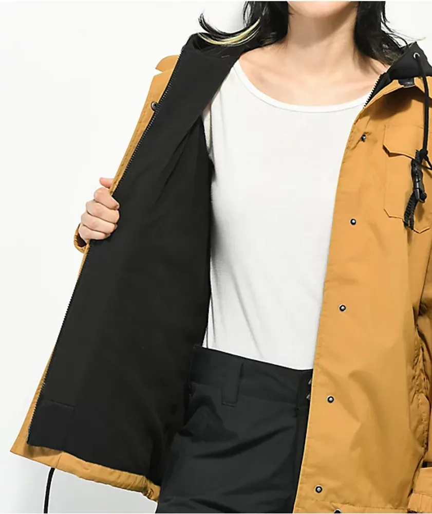 Empyre Women's Harmony Ridge Tan & Black 10K Snowboard Jacket Mall of