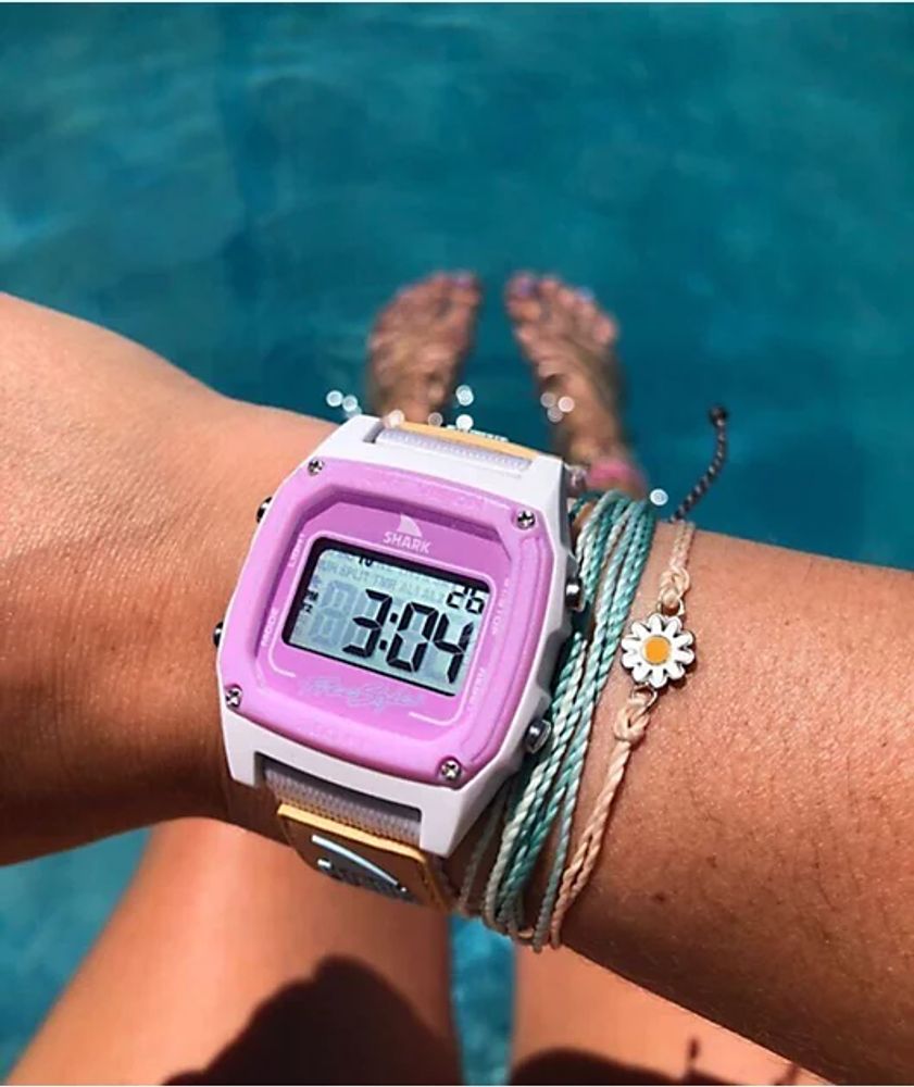 Classic Clip Shark Classic Leash Blue Tie Dye Shark Watches