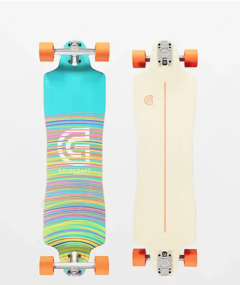 Zumiez Gold Coast Threads 36" Drop Through Longboard Complete Mall of