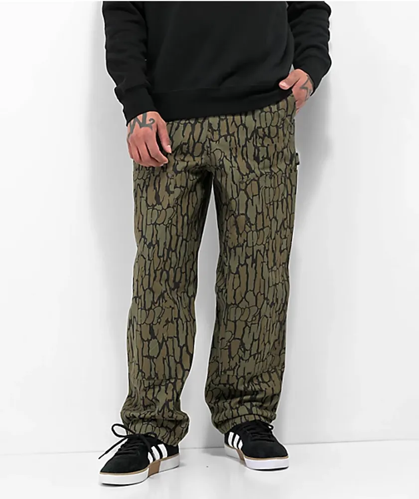 HUF Gilman Double Knee Camo Carpenter Pants | Connecticut Post Mall