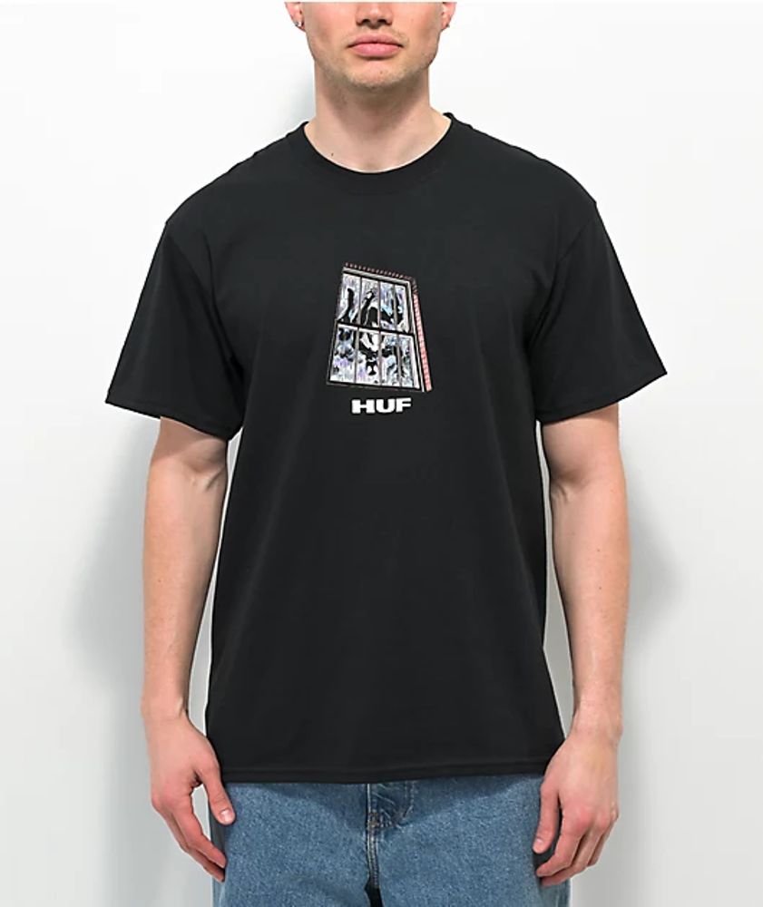 HUF x Marvel Black Suit Spider-Man T-Shirt | Bramalea City Centre