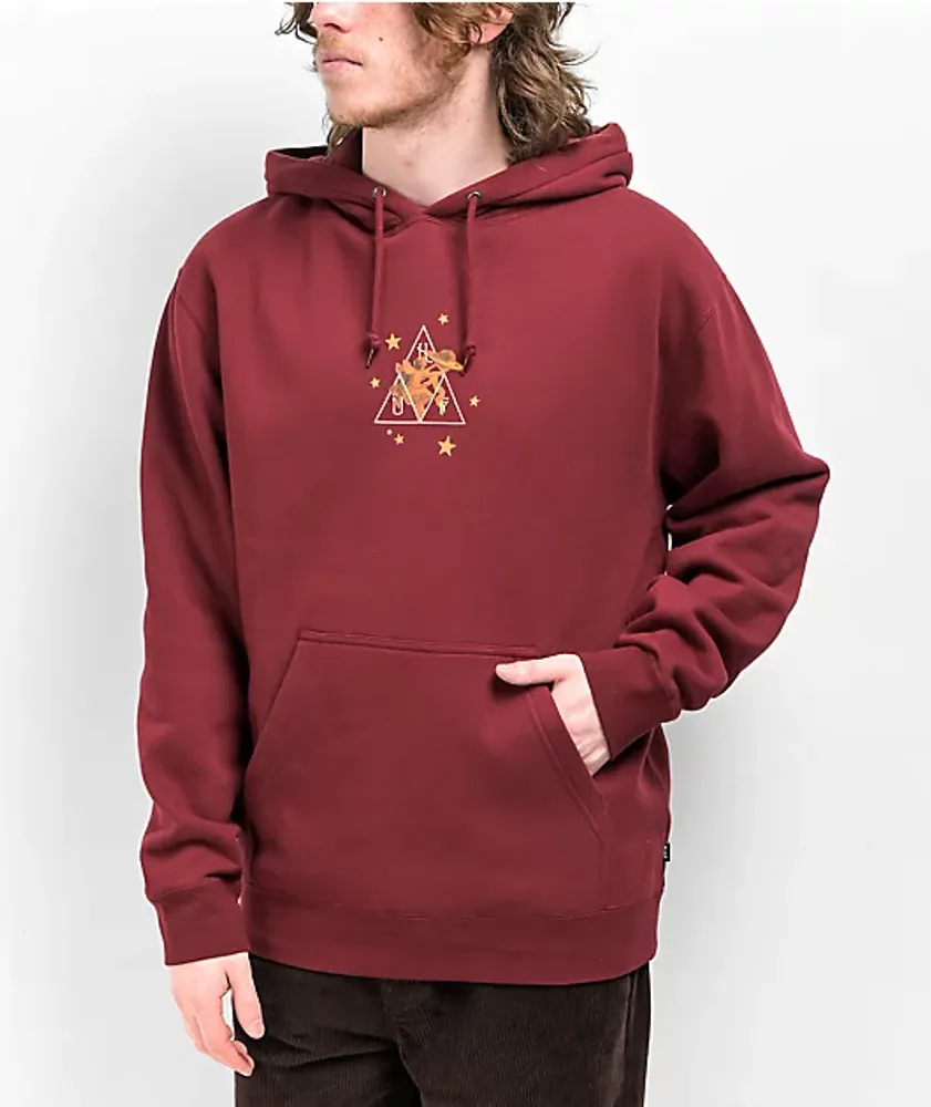 HUF x Smashing Pumpkins Infinite Star Girl Maroon Hoodie Mall of