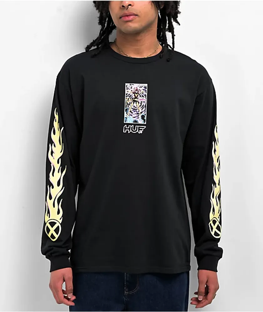 HUF x X-Men Phoenix Rising Black Long Sleeve T-Shirt | Mall of