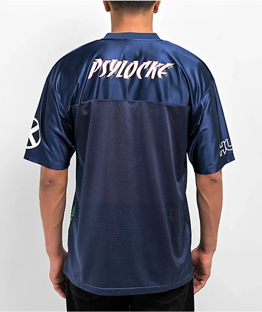 HUF x X-Men Psylocke Navy Blue Football Jersey | Mall of America®